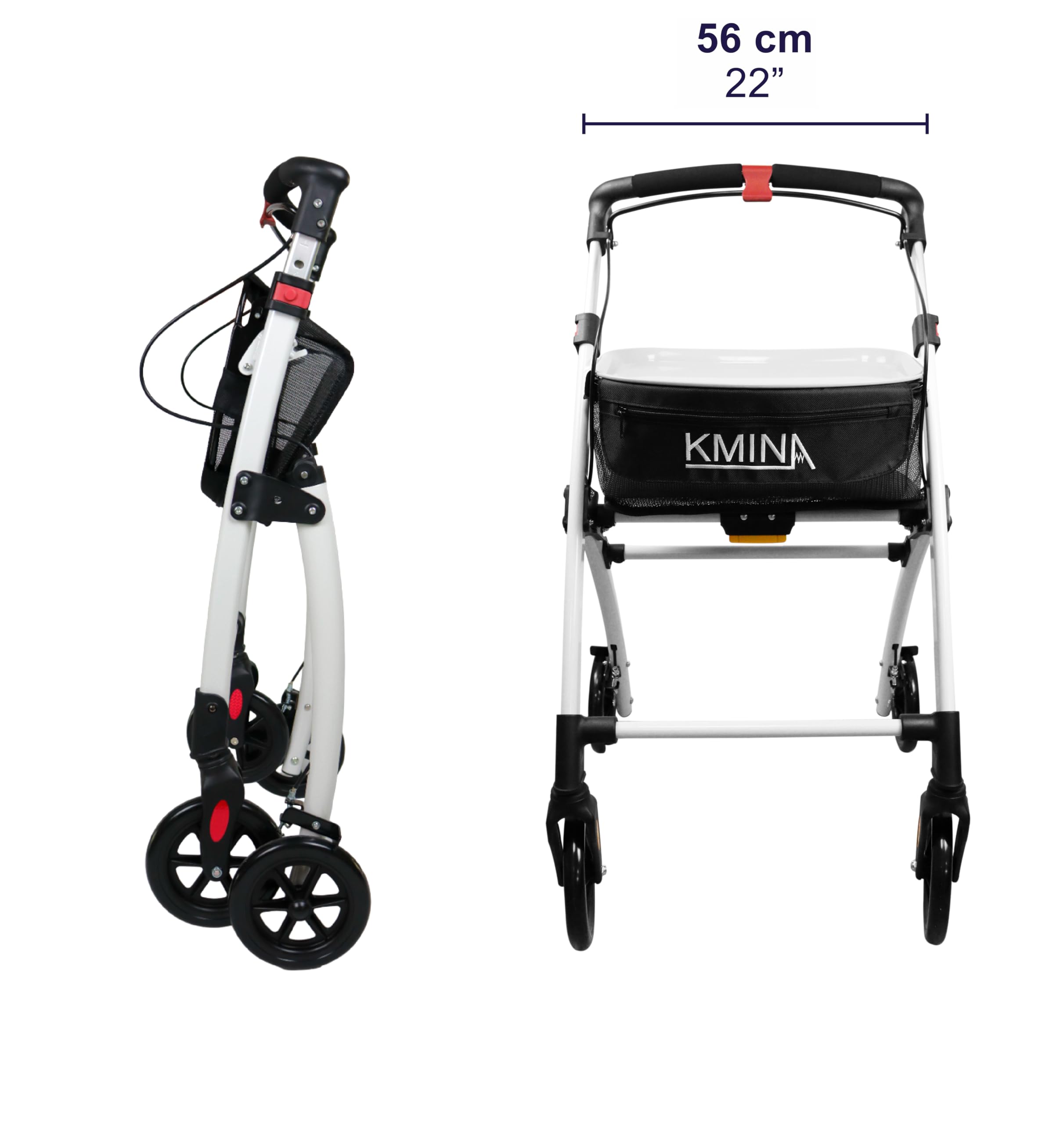KMINA 歩行器 Amazon | KMINA PRO 歩行器 高齢者用 室内 四輪 歩行車 小型 手押し車